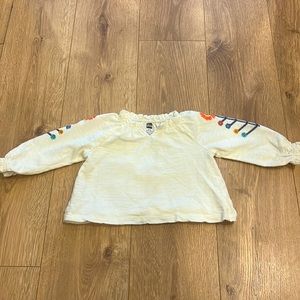 Baby girl Tea floral shirt 9-12M